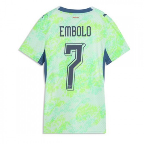 Schweiz VM 2026 Borta Breel Embolo 7 Dam Fotbollströjor
