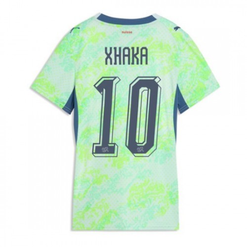 Schweiz VM 2026 Borta Granit Xhaka 10 Dam Fotbollströjor