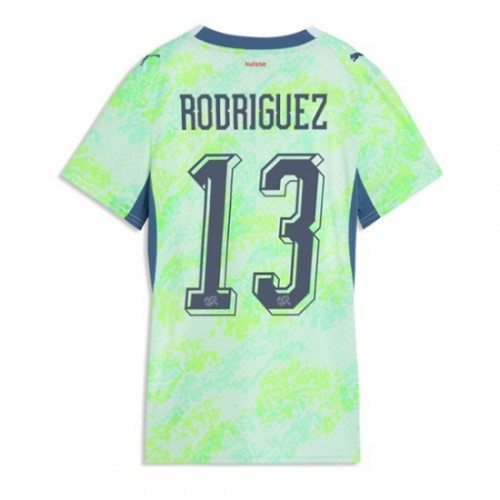 Schweiz VM 2026 Borta Ricardo Rodriguez 13 Dam Fotbollströjor