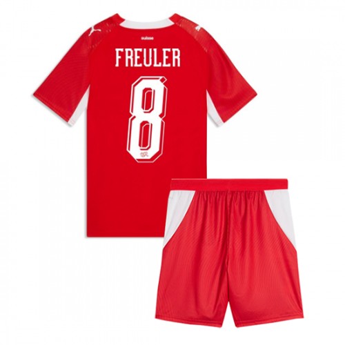 Schweiz VM 2026 Hemma Barn Remo Freuler 8 Fotbollskit