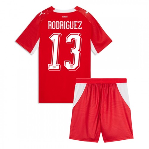 Schweiz VM 2026 Hemma Barn Ricardo Rodriguez 13 Fotbollskit