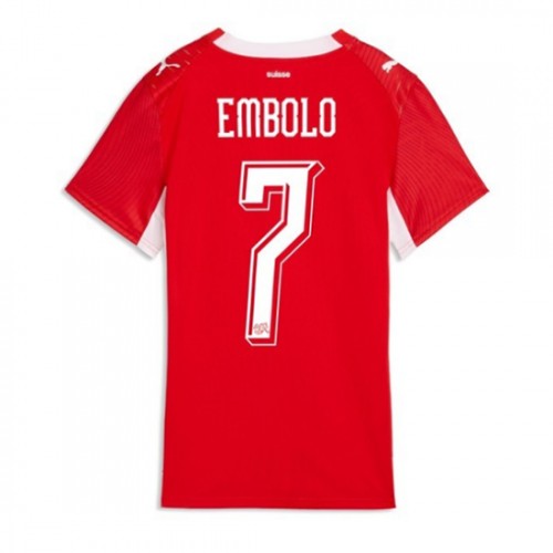 Schweiz VM 2026 Hemma Breel Embolo 7 Dam Fotbollströjor