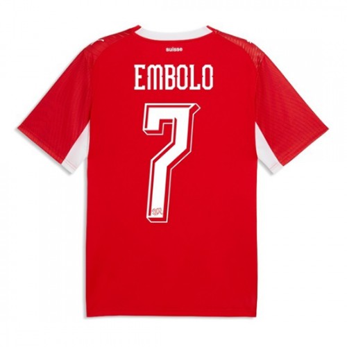 Schweiz VM 2026 Hemma Breel Embolo 7 Herr Fotbollströjor