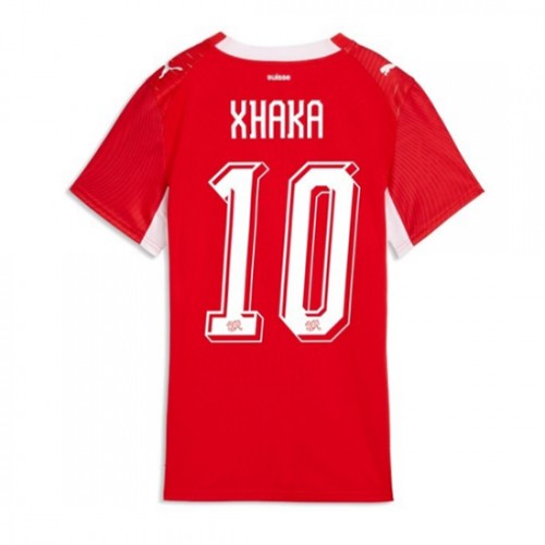 Schweiz VM 2026 Hemma Granit Xhaka 10 Dam Fotbollströjor