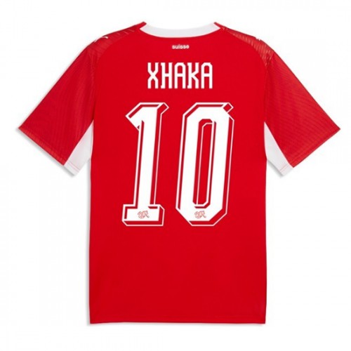Schweiz VM 2026 Hemma Granit Xhaka 10 Herr Fotbollströjor