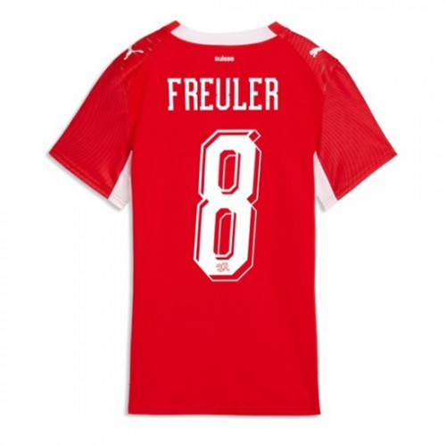 Schweiz VM 2026 Hemma Remo Freuler 8 Dam Fotbollströjor