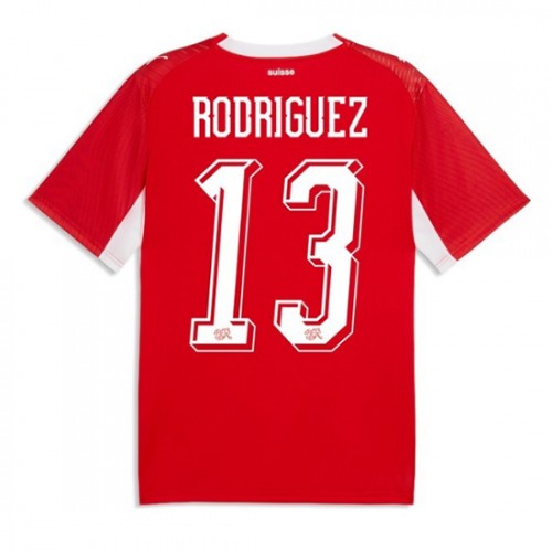 Schweiz VM 2026 Hemma Ricardo Rodriguez 13 Herr Fotbollströjor