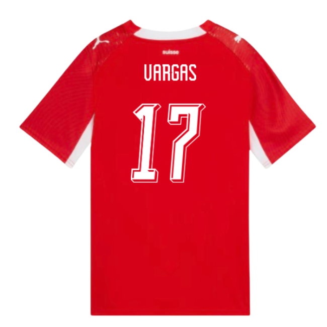 Schweiz VM 2026 Hemma Ruben Vargas 17 Dam Fotbollströjor