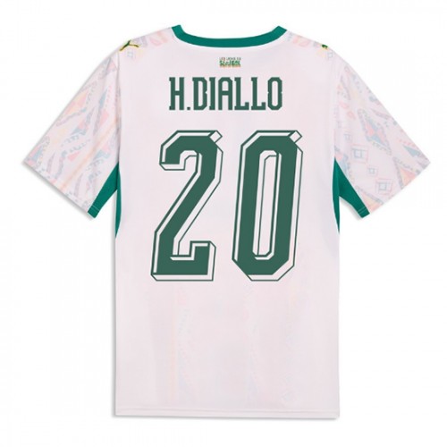 Senegal VM 2026 Hemma Habib Diallo 20 Herr Fotbollströjor