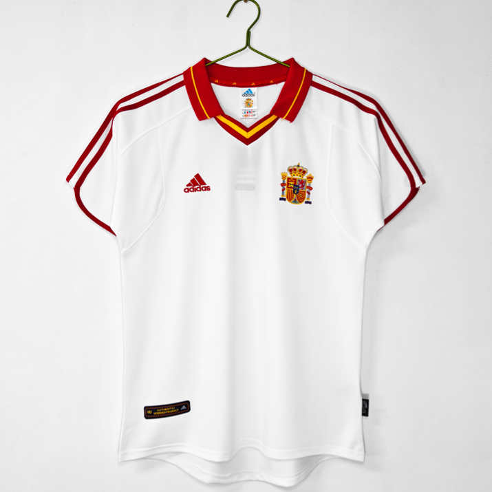 Retro Fotbollströja Spanien 2000 Bortatröja Herr