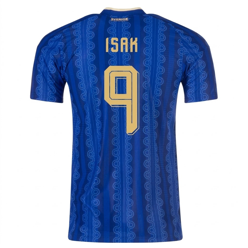 Sverige Borta VM 2026 Herr Alexander Isak 9 Landslagströja