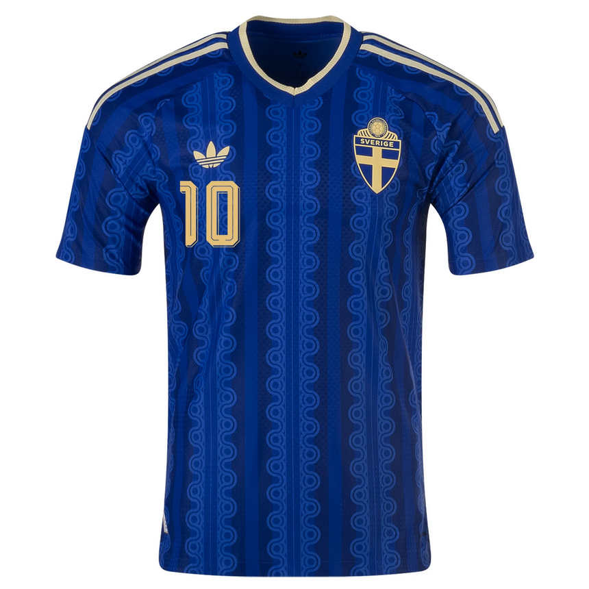 Sverige Borta VM 2026 Zlatan Ibrahimović 10 Herr Fotbollströjor