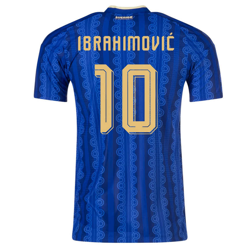 Sverige Borta VM 2026 Zlatan Ibrahimović 10 Herr Fotbollströjor
