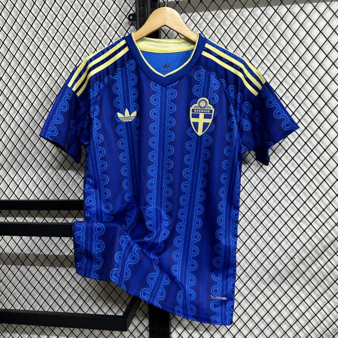 Sverige Fotbollströja VM 2026 Bortatröja Herr Replica