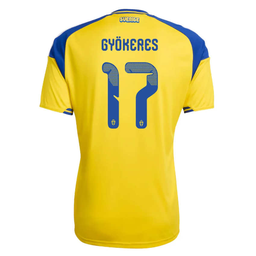 Sverige Hemma VM 2026 Herr Viktor Gyökeres 17 Landslagströja