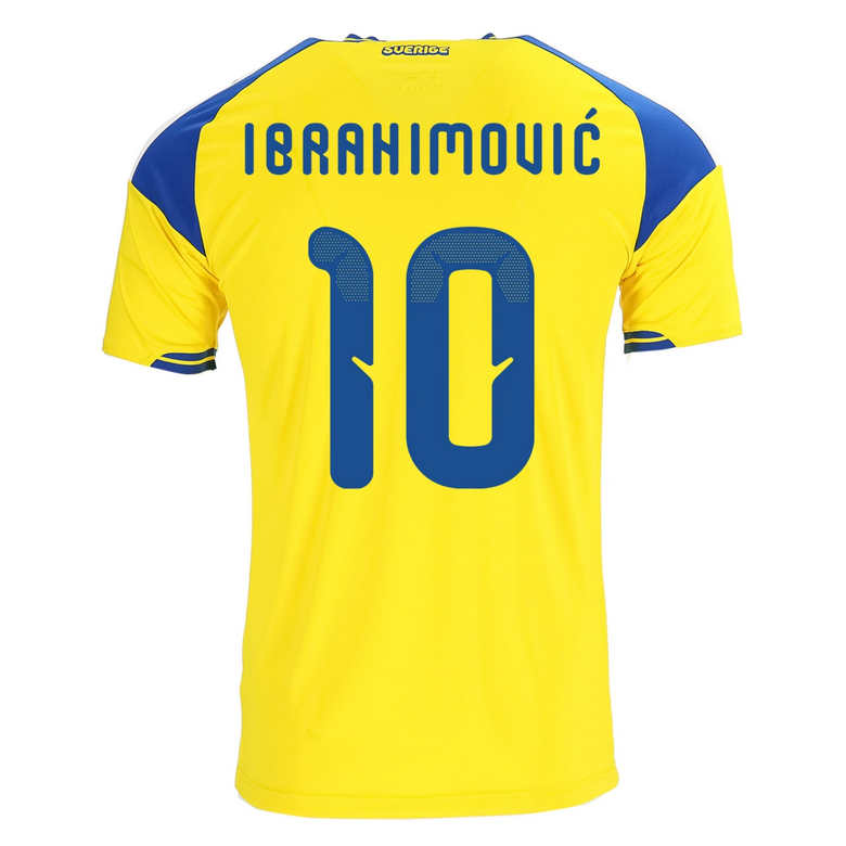 Sverige Hemmatröja Herr – Zlatan Ibrahimović #10 Hyllningsutgåv