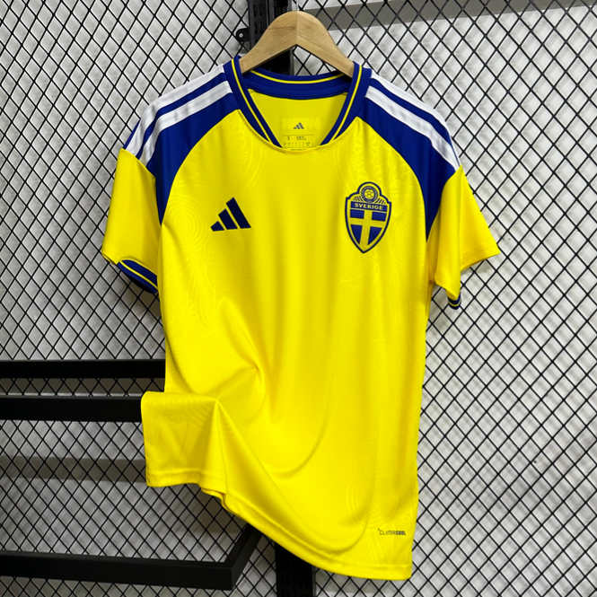 Sverige Fotbollströja VM 2026 Hemmatröja Herr Replica