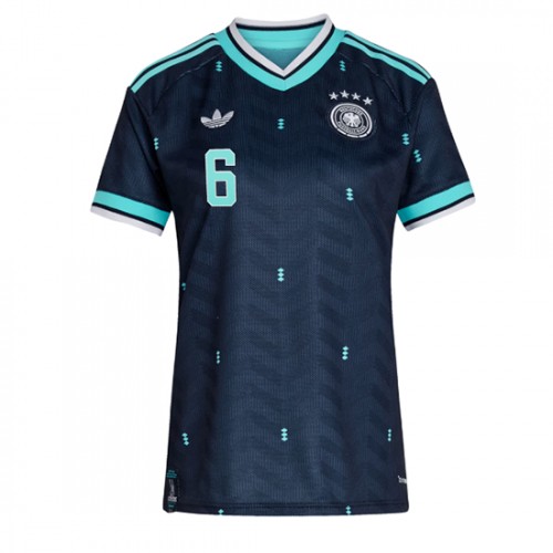 Tyskland Borta VM 2026 Joshua Kimmich 6 Dam Fotbollströjor