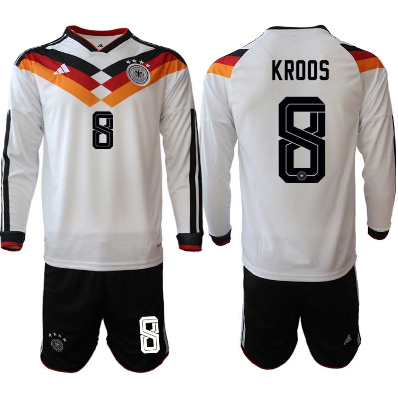 Tyskland Hemma VM 2026 Toni Kroos 8 Herr Långärmad Fotbollskit