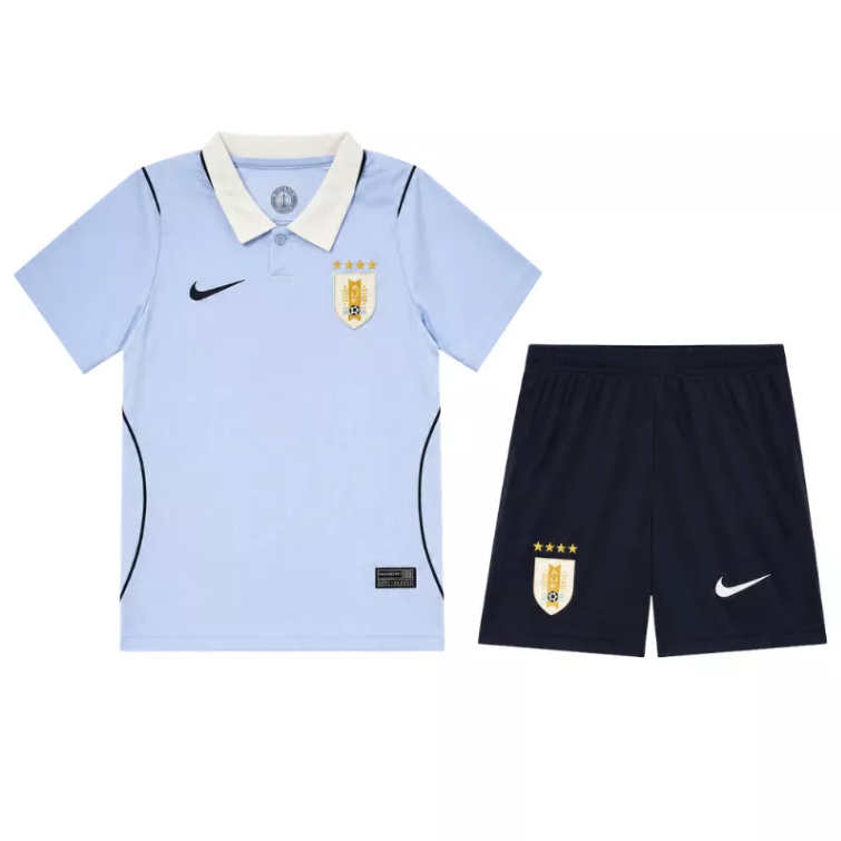Uruguay Hemmatröja VM 2026 Barn Fotbollskit