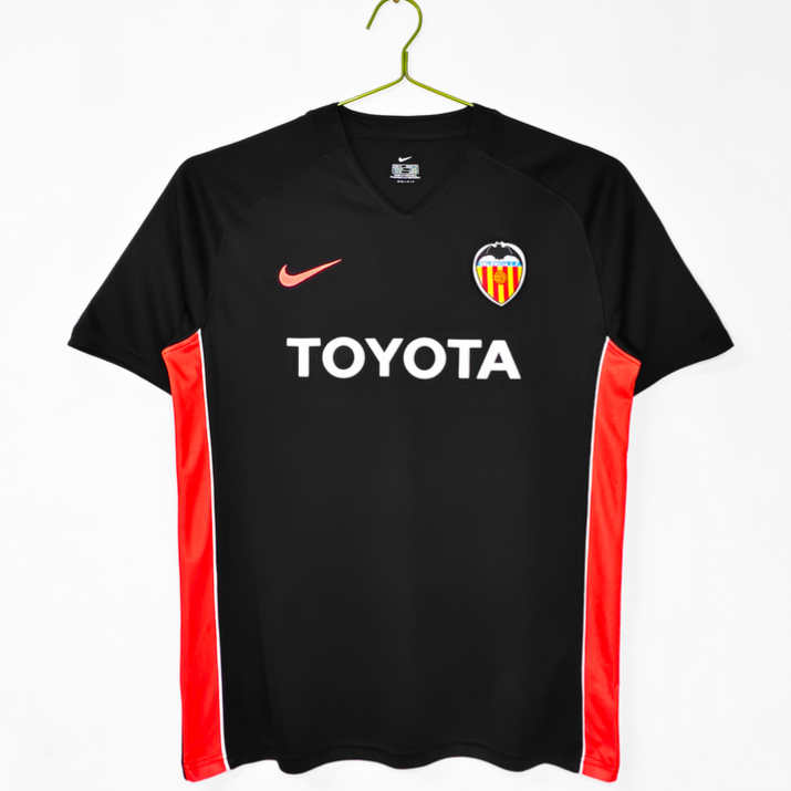 Valencia CF 2006/07 Bortatröja Retro Herr matchtröja
