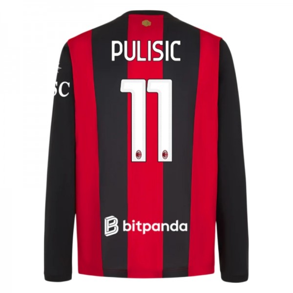 AC Milan tröja 2026/27 Hemmatröja Christian Pulisic 11 Herr Långärmad