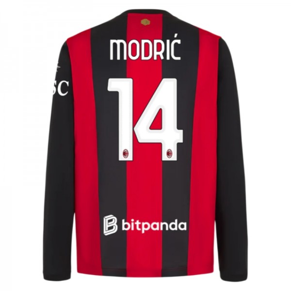 AC Milan tröja 2026/27 Hemmatröja Luka Modrić 14 Herr Långärmad