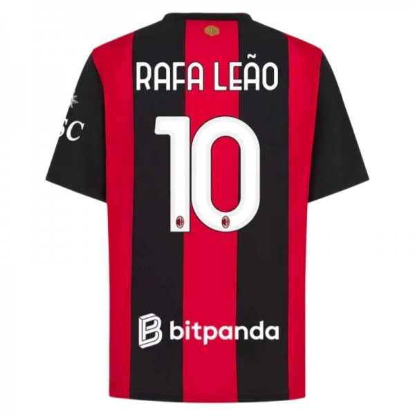 AC Milan fotbollströja 2026/27 Hemmatröja Rafa Leão 10 Herr