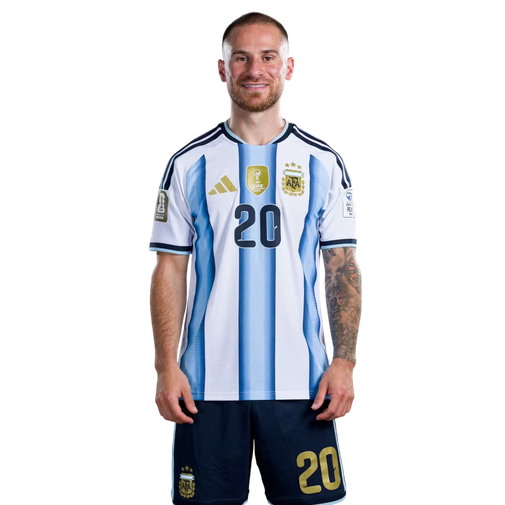 Argentina Hemmatröja VM 2026 Alexis Mac Allister 20 Herr Fotbollsset