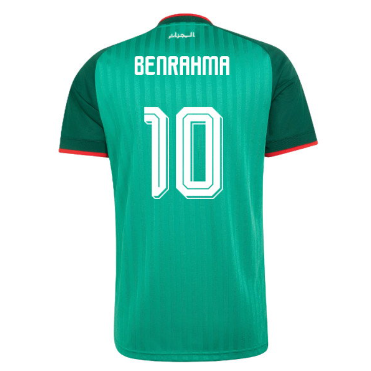 Algeriet fotbollströja VM 2026 Saïd Benrahma 10 Herr Bortatröja