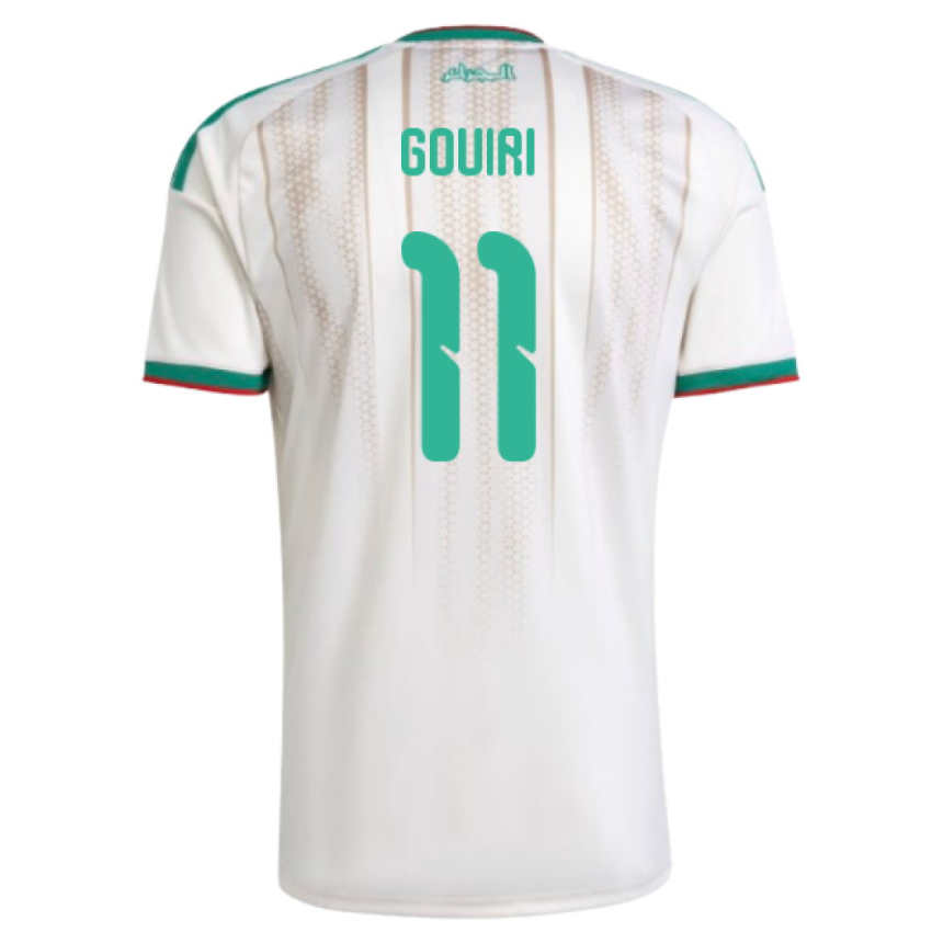 Algeriet fotbollströja VM 2026 Amine Gouiri 11 Herr Hemmatröja