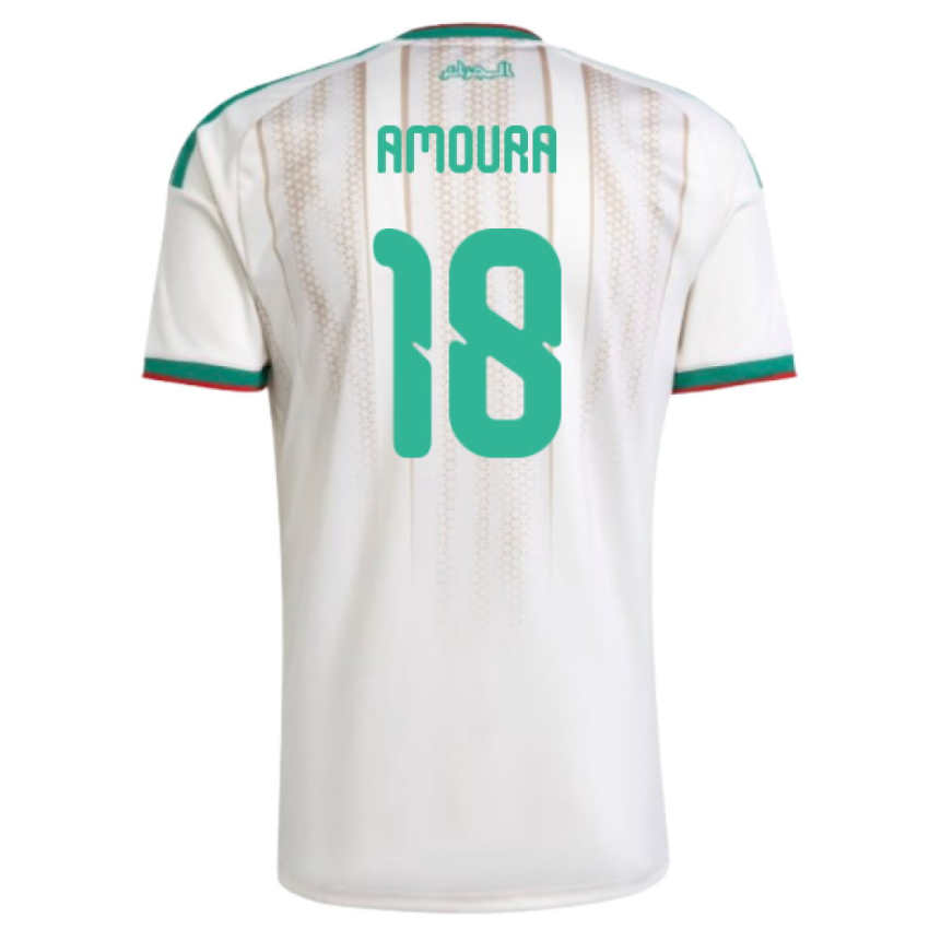 Algeriet fotbollströja VM 2026 Mohamed Amoura 18 Herr Hemmatröja