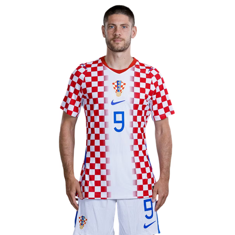 Andrej Kramarić 9 Kroatien Hemmaställ VM 2026 Herr Matchtröja Med Shorts