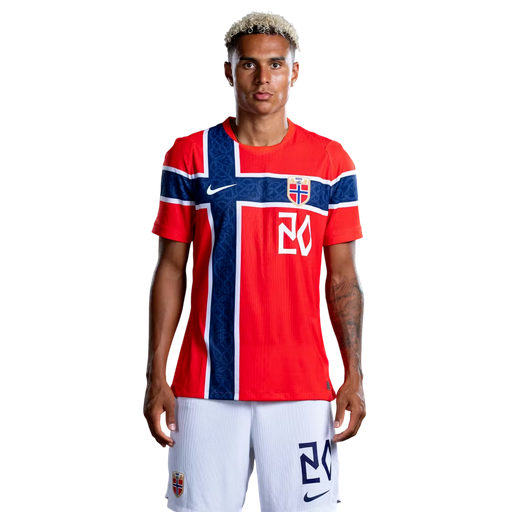 Norge landslagströja VM 2026 Hemma Antonio Nusa 20 Herr Set