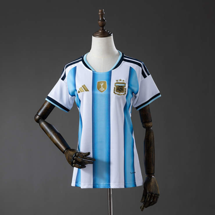 Argentina Landslagtröja VM 2026 Hemmaställ Dam Kortärmad