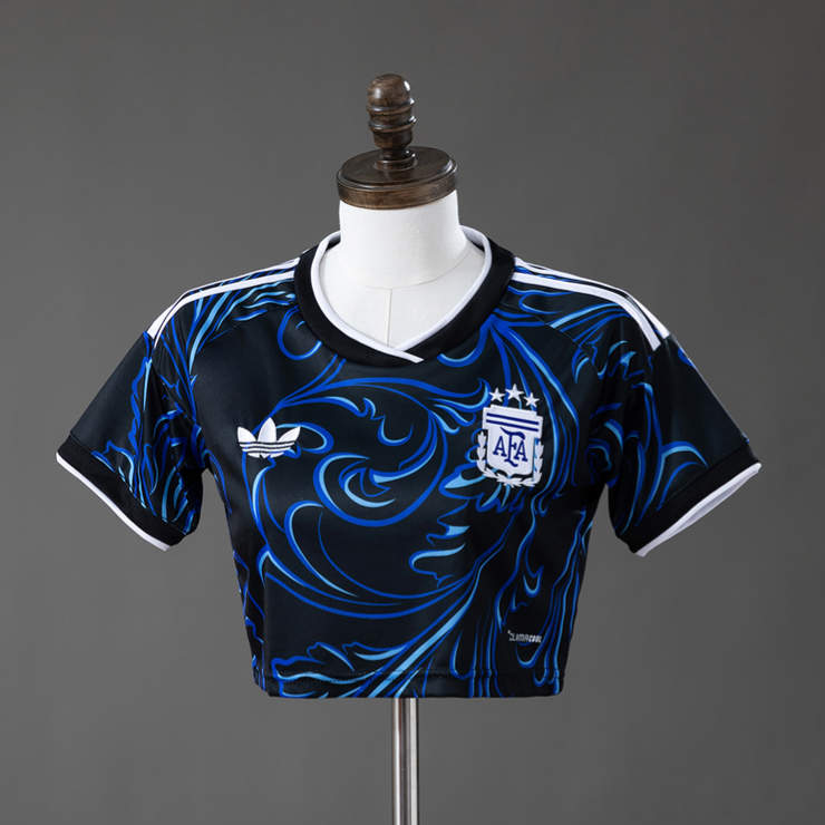 Argentina Bortaställ VM 2026 Dam Crop Top