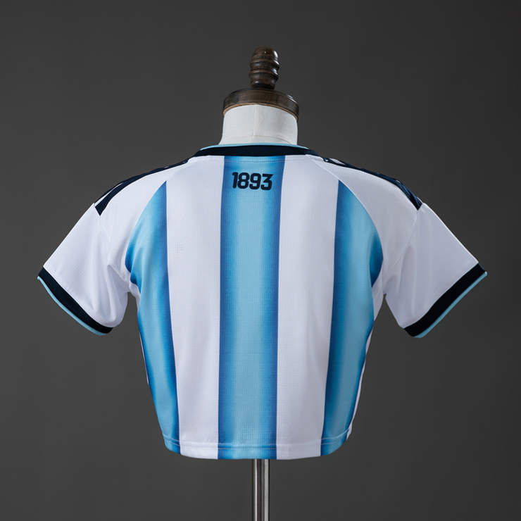Argentina Hemmaställ VM 2026 Dam Crop Top Matchtröja-1