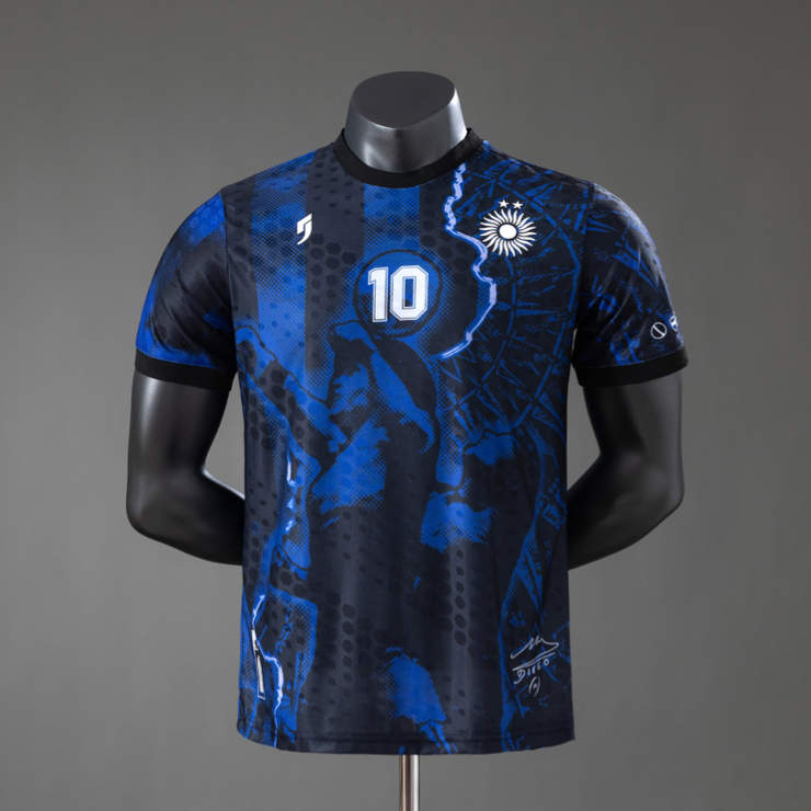Argentina Matchtröja VM 2026 Maradona 10 Herr – Specialutgåva Blå