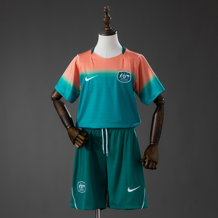 Australien Bortatröja VM 2026 Barn Fotbollströja Kit