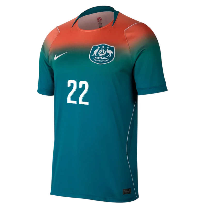 Australien Fotbollströja VM 2026 Bortatröja Jackson Irvine 22 Herr-1