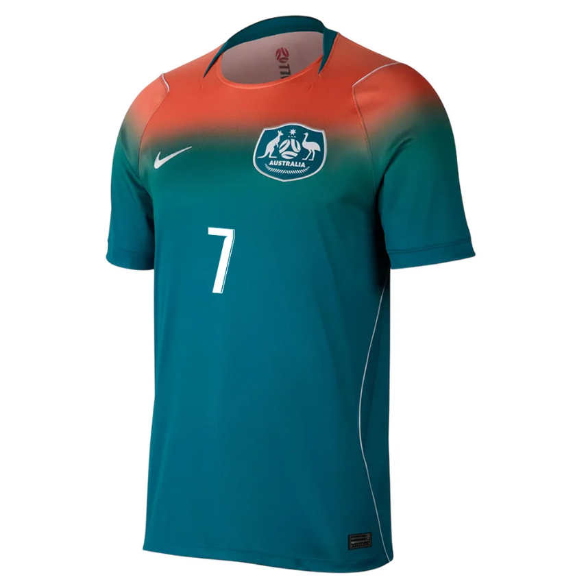 Australien Fotbollströja VM 2026 Bortatröja Mathew Leckie 7 Herr-1