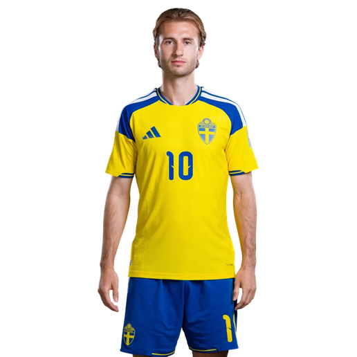 Sverige Matchtröja VM 2026 Benjamin Nygren 10 – Hemmatröja Herr