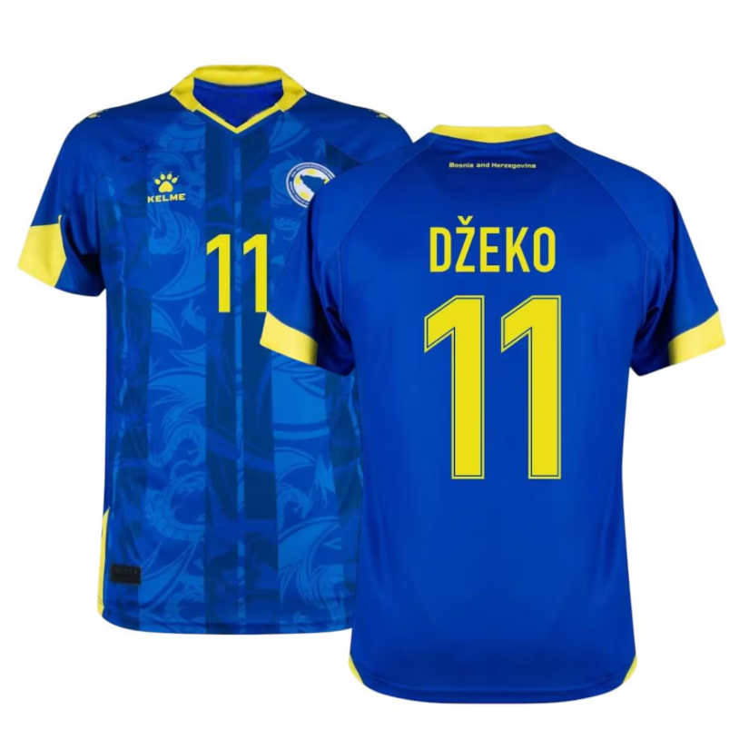 Bosnien och Hercegovina Hemmatröja VM 2026 Edin Džeko 11