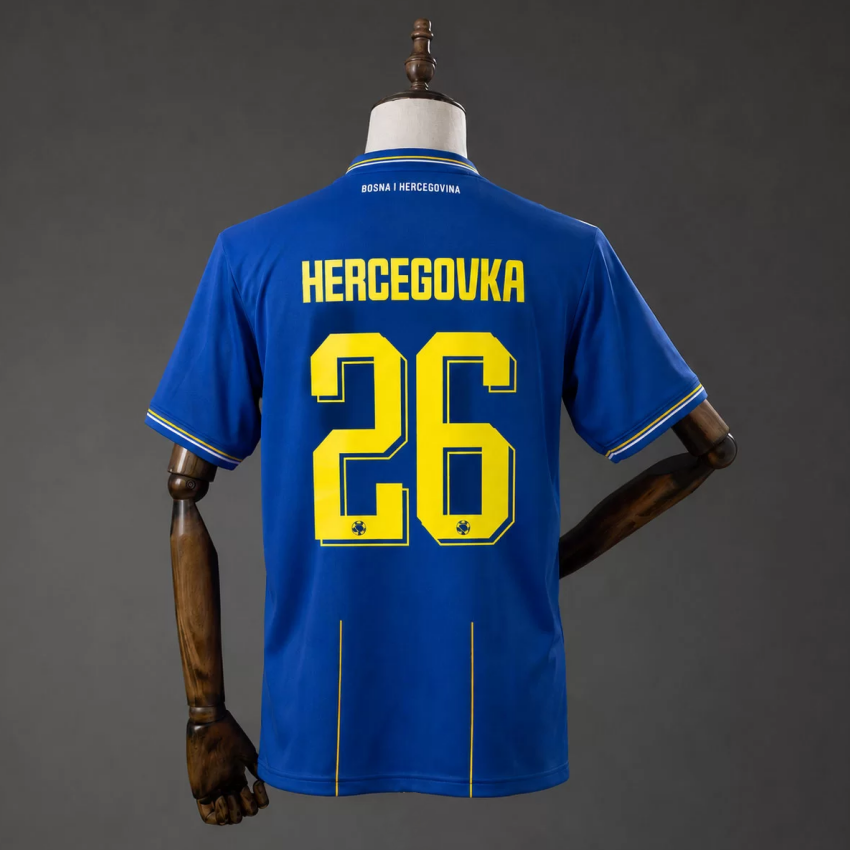Bosnien och Hercegovina Hemmaställ VM 2026 HERCEGOVKA 26 Herr matchtröja 2026-2027