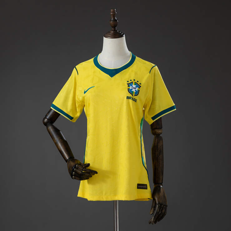 Brasilien Landslagtröja VM 2026 Hemmaställ Dam Kortärmad