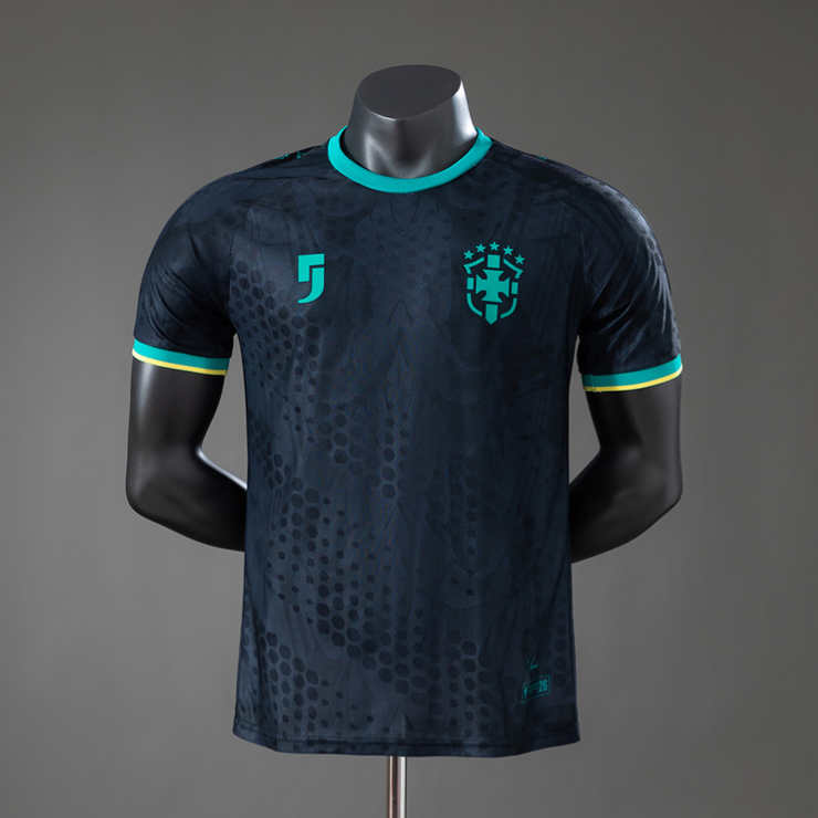 Brasilien Landslagtröja VM 2026 Special Edition Svart Spelarversion Herr