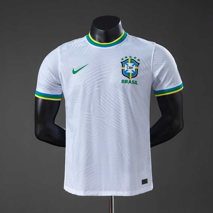 Brasilien Landslagtröja VM 2026 Special Edition Vit Spelarversion Herr