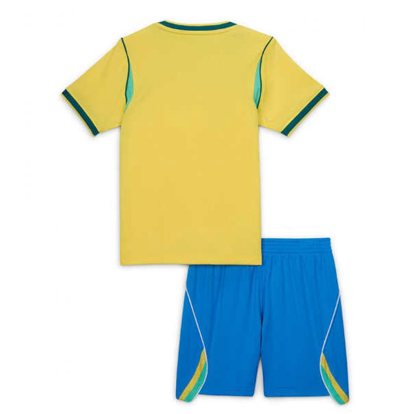 Brasilien Fotbollströja VM 2026 Hemmatröja Barn Fotbollsset-1