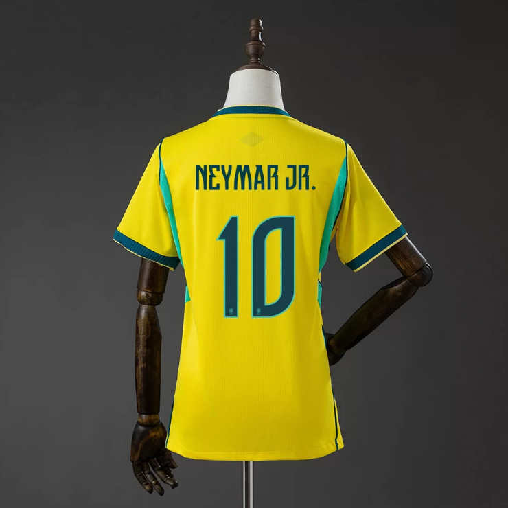 Brasilien Fotbollströja VM 2026 Hemma Neymar Jr. 10 Dam