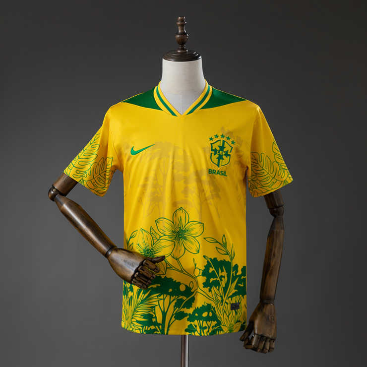 Brasilien Tröja VM 2026 Special Edition Gul Herr matchtröja
